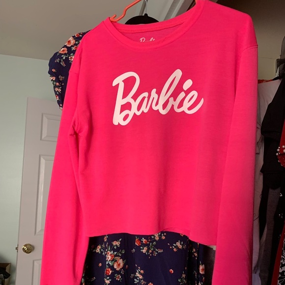hot pink barbie shirt
